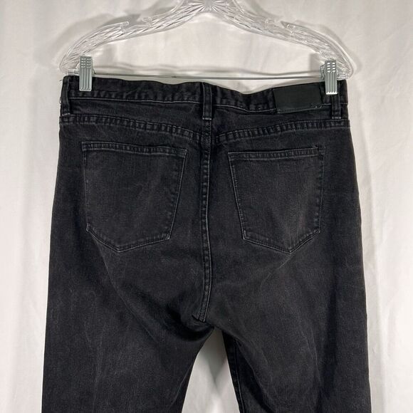 Lauren Ralph Lauren Jeans Women 10 Black Denim High Rise Button Zip Cotton Blend - Picture 8 of 10